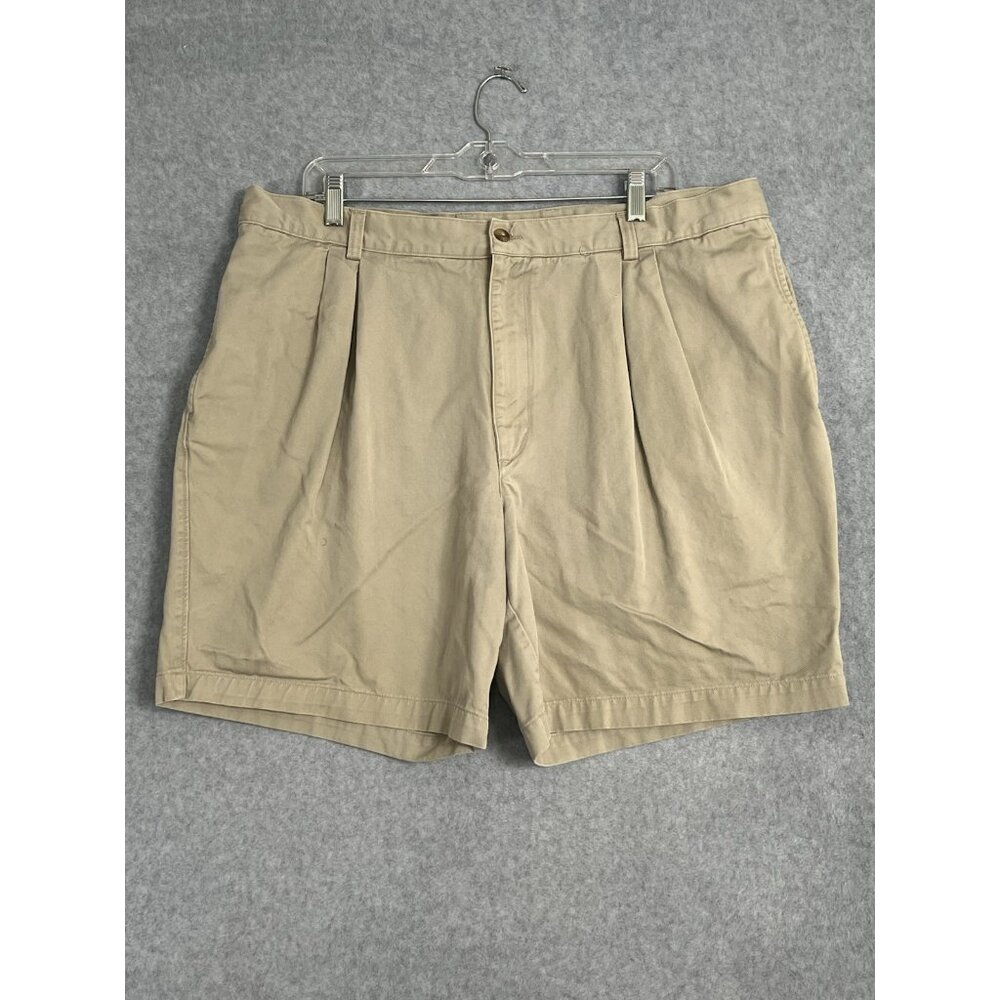 Savane Shorts Mens Sz 40 Chino Pleated Front Preppy Casual Outdoor